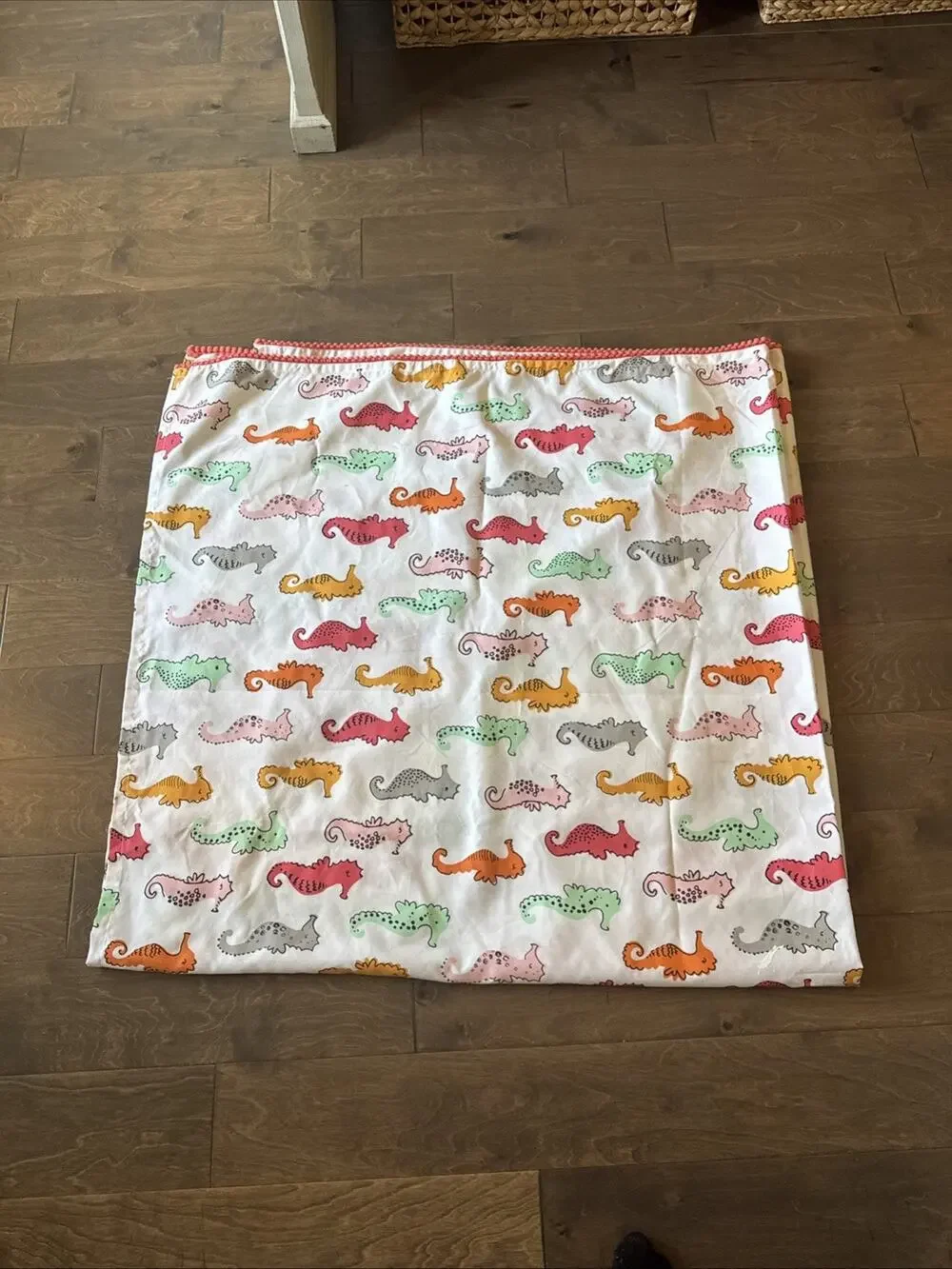 PILLOWFORT Seahorse Fabric Shower Curtain 72